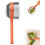 (Orange, -) Vegetable Peeler with Container – 2-in-1 Multifunctional Kitchen Gadget 1