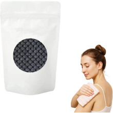 (Black, -) Exfoliačný sprchový uterák, drhnička chrbta pre ženy a mužov