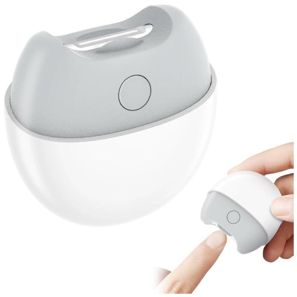 Oimg White/Light (, -) Electric Nail Clipper Â 2 In 1 Automatic Trimmer With Led