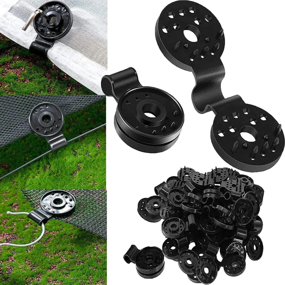 (20Pcs, -) 100 Pcs Shade Cloth Heavy Duty Lock Grip Â Plastic Clips For Greenhouse 5437706956143