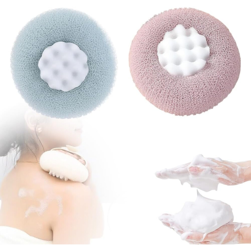 Oimg (C, -) Super Soft Sunflower Suction Cup Bath Ball Â Exfoliating Body Scrubber