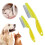 (Yellow-2pcs, -) 2-in-1 lemmikinhoitoharja 1