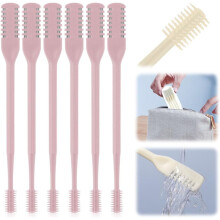 (Pink, 6 Pcs) 1er-Nasenhaar-Schneider, 360 drehbar, für Reise, Pflege