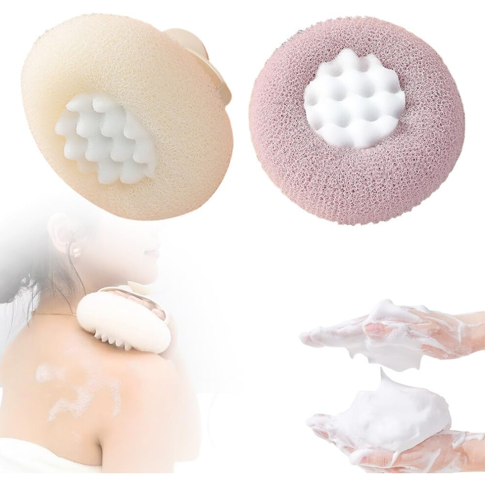 Oimg (A, -) Super Soft Sunflower Suction Cup Bath Ball Â Exfoliating Body Scrubber