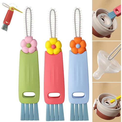 (3pcs, -) Cepillo limpieza tapa vaso, multifunción.