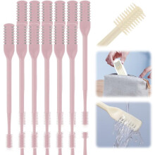 (Pink, 12 Pcs) 1er-Nasenhaar-Schneider, 360 drehbar, für Reise, Pflege