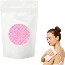 (Pink, -) Exfoliačný sprchový uterák, drhnička chrbta pre ženy a mužov