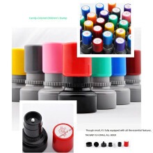 Multicolor Plastic Stamp Set With 12 Piece Motivational Phrases For Educators C