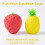 (Grape 2pcs, -) Hedelmä squishy lelu 6