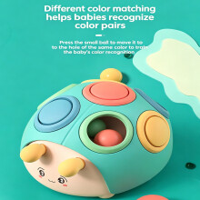 Lightweight Travel Baby Toy With Squeeze Sound For 0-3 Years Old Green Red