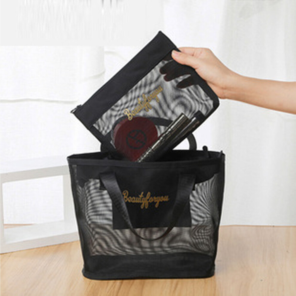 Light Travel Toiletry Bag Transparent Makeup Bag Travel Cosmetic Bag With Zipper 8