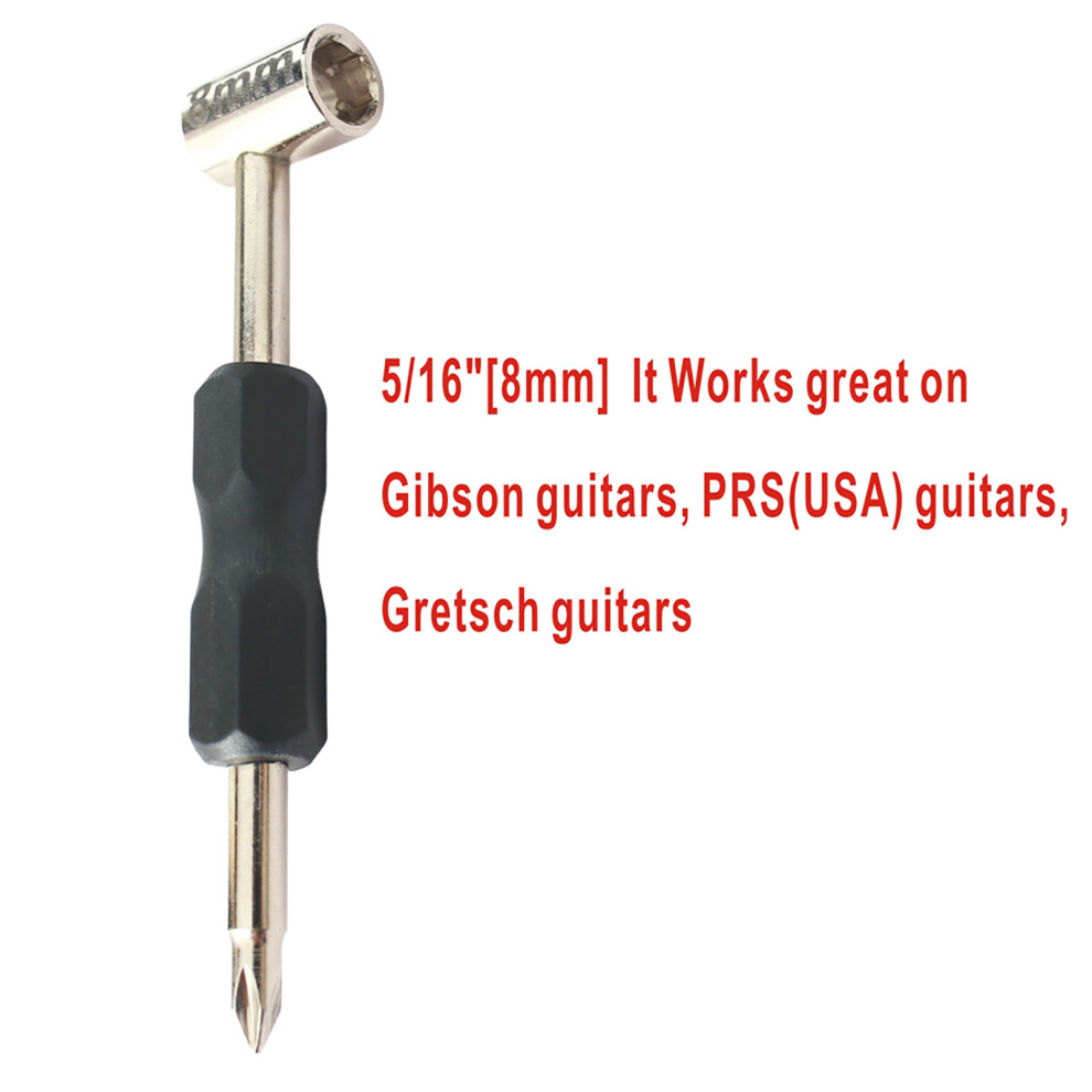 Professional Rod Wrench Electric Guitar Maintenance Tool With Ergonomic Grip 8Mm 7696002155140