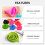 (Color B, -) 9pcs Silicone Collapsible Kitchen Funnels for Bottles 3