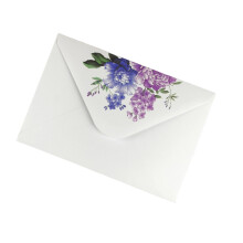100 Pieces Charming White Flower Envelopes Great for Invitations and Notes 50 piece set