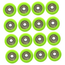 16Pcs/Lot Premium Plastic Alloy Sliding Window Rollers for Easy Installation 16 pcs