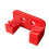 User Friendly Calipers Holder Durability Biodegradable Plastic Calipers Hook Rack Red 1