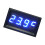 Multifunction Automotive Voltage Meter With External Temperature Probes & Clock Blue 1