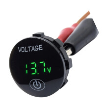3 Color Backlight Digital Voltage Display Panel For Auto Marine Battery System Green