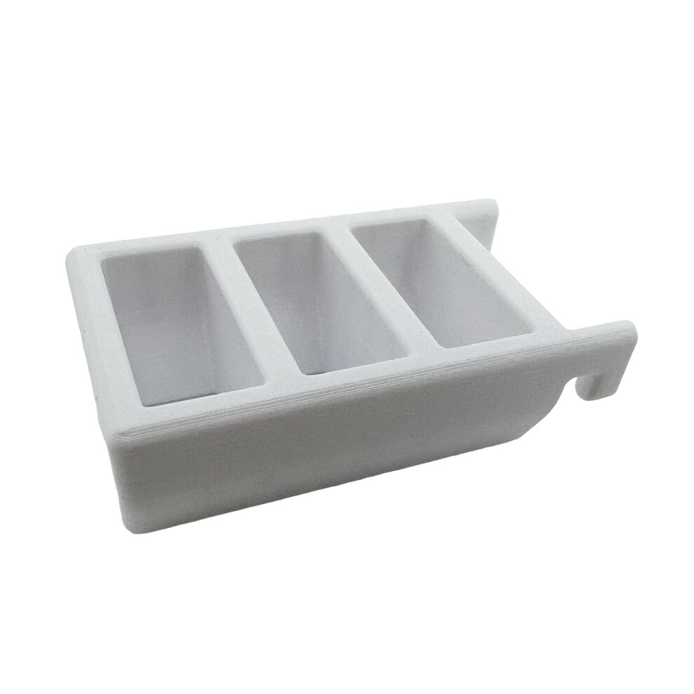 Modern Tool Storage Rack Wall Mount Organizer For Diy Projects And Workspaces White 7754004597914