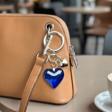 Aesthetic Keychain Accessories Car Key Rings Purse Handbag Backpack Bag Charms Light blue