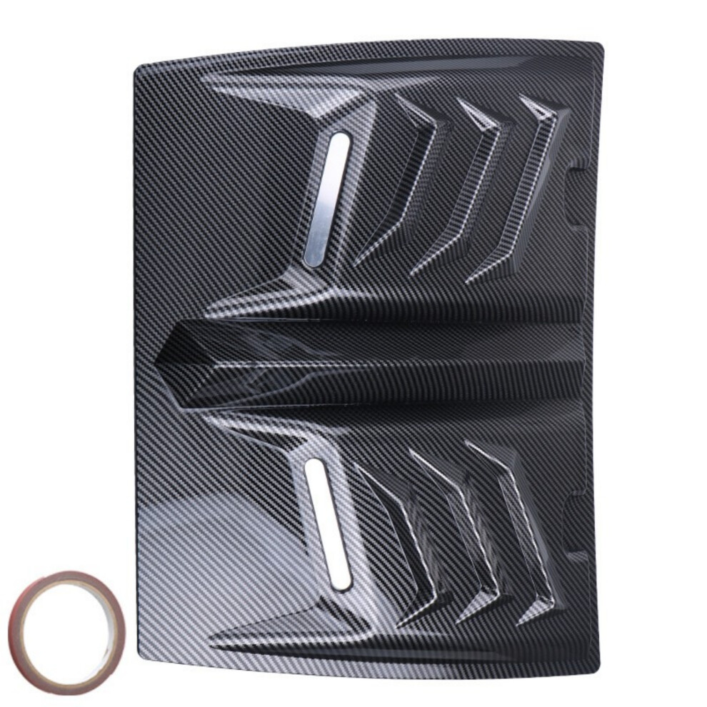 Air Flow Intake Hood Scoops Vent Decorative Cover Automotive Exterior Carbon Fiber 7754004668652
