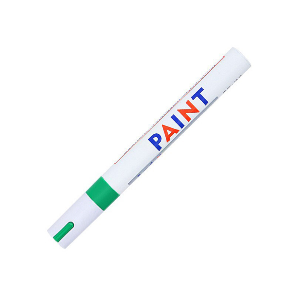 Paint Marker For Rubber Glass Surfaces Fade Proof Marking Pen Plastic Design Green 7754004624672