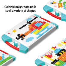 Kids Mushroom Pegboard With Assorted Colors For Brain Training Accessories