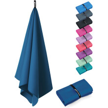 Fit-Flip Swimming towel – quick dry microfibre beach towel - ultra absorbent thin microfiber towels for travel, beach & gym - lightweight swim essen