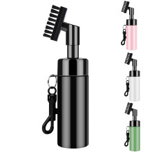 FUZVOL Golf Club Brush Groove Cleaner with Built-in Water Spray and Hook, Groove