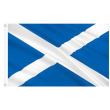 Scottish Flag 5ft X 3ft Large Scotland Brass Eyelets Burns Night St S