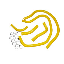 Durability 22mm Silicone Radiator Hose For Motorcycles Good Heat Control Yellow