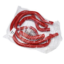 Silicone Coolant Hose For Motorcycles 22mm Heat Guard Anti Burst Feature Red