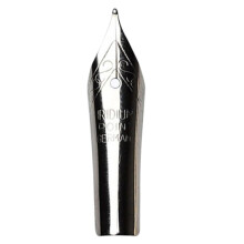 10Pcs Fountain Pen Nibs Replacement Metal Fountain Pen Point For Bright tip silver0.5