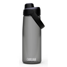Camelbak THRIVE CHUG 740 ml – bike bottle – leak-proof – soft drinking spout – ideal for on the go – keeps hydrated even in heat – Charcoa