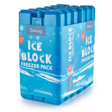Galvog Ice Packs/Freezer Blocks 200ml for Cool Boxes/Lunch Bags - Reusable Slim