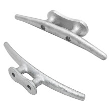 2pcs Heavy Duty Aluminum Alloy Construction Dock Cleat For Secure Boat Mooring 8 inches