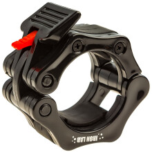 Olympic Barbell Collar Pair of 2" Inch Pro ABS Locking Set of 2 Black Clamps Perfect for Pro Crossfit Strong Lifts and Olympic Training Professional