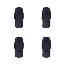 Smooth Surfaces Fishing Rod Joint Connector Fastener for Various Size Black 25mm 28mm
