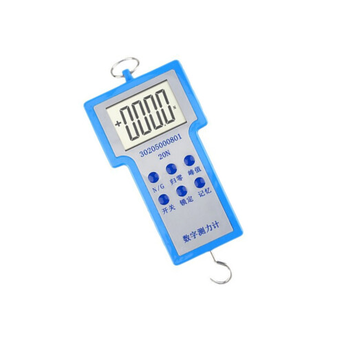 Professional Force Measurement Gauge Digital Dynamometer with Metal Hook For Lab 20N