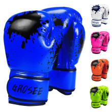 Kids Boxing Glove 6oz 8oz, Youth, Boys and Girls Training Sparring Gloves for Punching Bag, Kickboxing, Muay Thai, MMA, UFC, Gift for Age 6-15 Years
