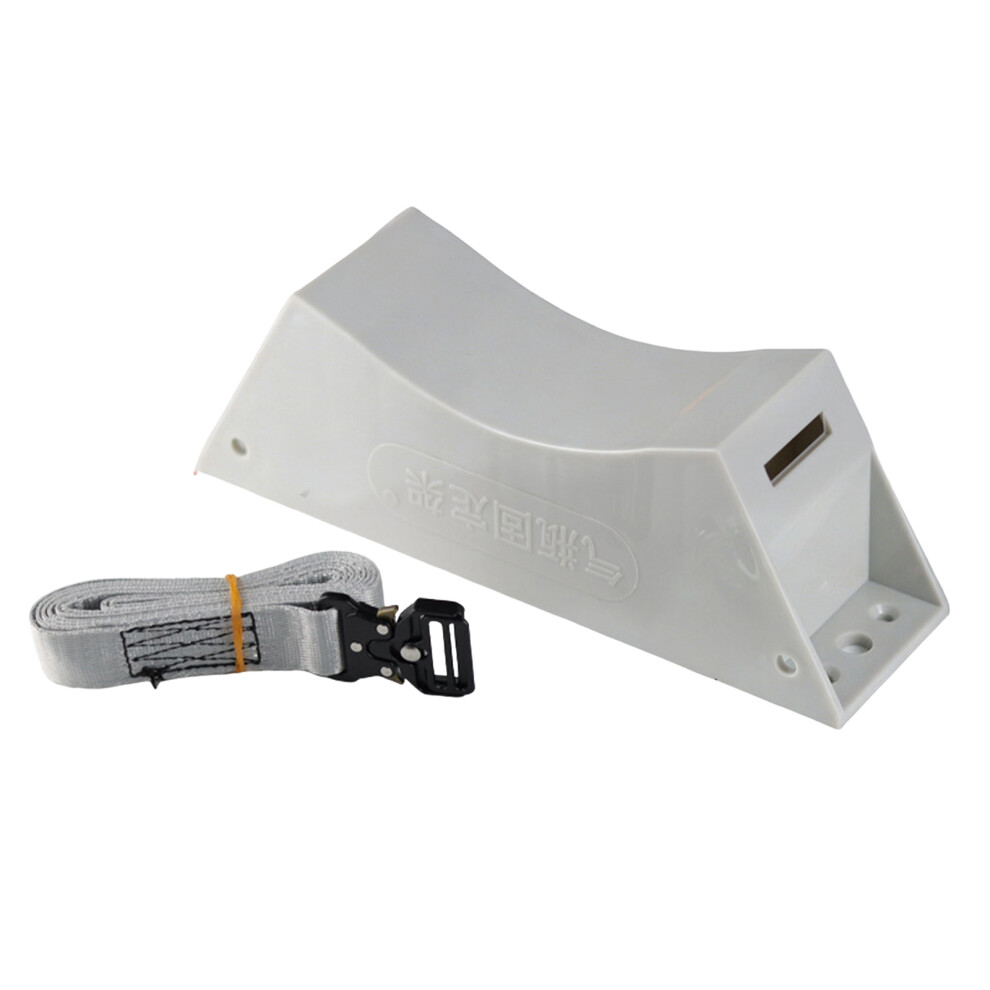 Universal Cylinder Support Bracket With Adjustable Strap For Stable Wall Mounting Gray 7754004665798