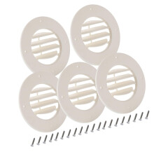 5 Pieces Recreational Roof Vent Covers Weather Resistant ABS Material