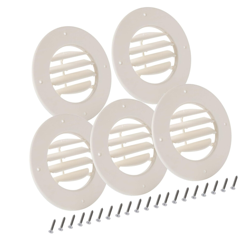 5 Pieces Recreational Roof Vent Covers Weather Resistant Abs Material 7754004656697