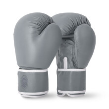 Lions Boxing Gloves MMA Punch Bag Training Mitts 6oz, 8oz, 10oz, 14oz, 16oz, Black, Pink, Red (Grey, 6 oz)