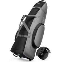 OutdoorMaster Padded Golf Travel Bag with Reinforced Wheels,900D Heavy Duty Oxford Wear-Resistant and Waterproof Golf Travel Case,Soft-Sided Golf Clu