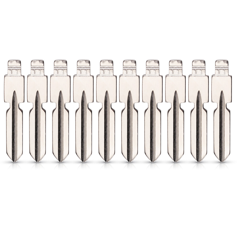 10Pcs Replacement Hu39 Car Remote Keys Blade #11 Metal Key Blank For W168 W124 7754004639058