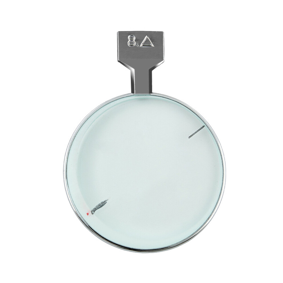 Accurate Eye Test Lenses With Metal Frame For Accurate Visibilities Prism 8 Silver 7754004641839