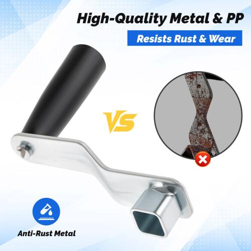 Tennis Net Tension Adjustment Handle for Quick Setups and Stable Performances Black