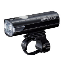 CatEye AMPP 400S Super Bright LED Bicycle Front Lights - OptiCube Technology, IPX4 Waterproof Rated, FlexTight Easy Fit Bracket | USB Rechargeable Bi
