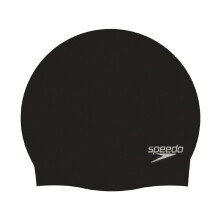 Speedo Unisex-Adult Plain Moulded Silicone Swimming Cap | Swim Essentials | Hair Protection Training Aids